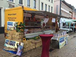 Wochenmarkt in Neustadt Weinstrasse